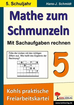 Mathe zum Schmunzeln - Sachaufgaben, 5. Schuljahr (eBook, PDF) - Schmidt, Hans-Jochen