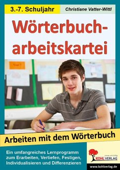 Cover Wörterbucharbeitskartei (eBook, PDF)