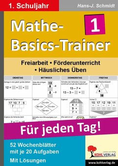Mathe-Basics-Trainer / 1. Schuljahr (eBook, PDF) - Schmidt, Hans-J.