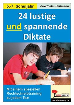 Cover 24 lustige und spannende Diktate, 5.-7. Schuljahr (eBook, PDF)