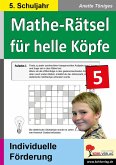 Mathe-Rätsel für helle Köpfe / 5. Schuljahr (eBook, PDF)