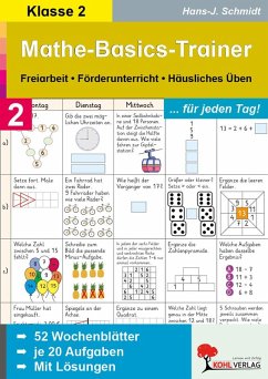 Cover Mathe-Basics-Trainer / Klasse 2 (eBook, PDF)