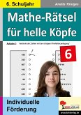 Mathe-Rätsel für helle Köpfe / 6. Schuljahr (eBook, PDF)