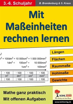 Mit Maßeinheiten rechnen lernen - Band 1 (eBook, PDF) - Brandenburg, Birgit