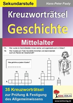 Cover Kreuzworträtsel Geschichte / Mittelalter (eBook, PDF)