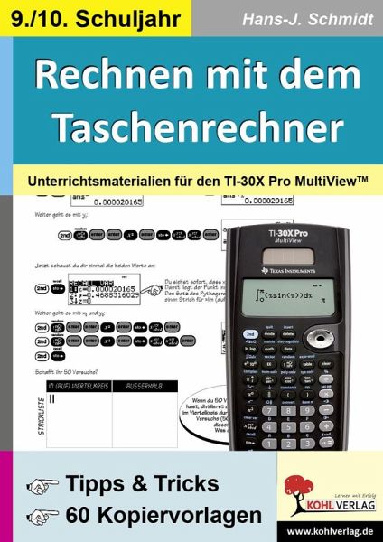 Rechnen mit dem Taschenrechner - 9./10. Schuljahr (eBook, PDF) von Hans-J.  Schmidt - Portofrei bei bücher.de