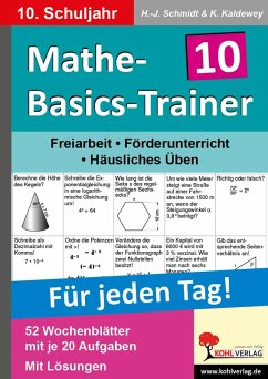 Cover Mathe-Basics-Trainer 10. Schuljahr (eBook, PDF)