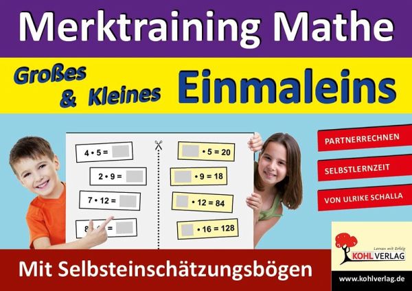Merktraining Mathe - Großes und Kleines Einmaleins (eBook, PDF) Merktraining Mathe - Großes und Kleines Einmaleins (eBook, PDF)