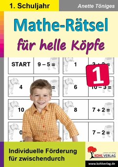 Mathe-Rätsel für helle Köpfe / 1. Schuljahr (eBook, PDF) - Töniges, Anette