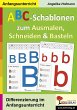 ABC-Schablonen zum Ausmalen, Schneiden... - Bild 1