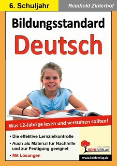 Bildungsstandard Deutsch (eBook, PDF) - Zinterhof, Reinhold