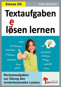 Cover Textaufgaben l(e)ösen lernen, 5./6. Schuljahr (eBook, PDF)