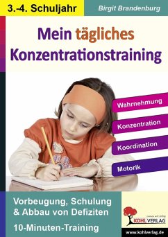 Kohls Konzentrationstraining, 3./4. Schuljahr (eBook, PDF) - Brandenburg, Birgit