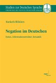 Negation im Deutschen (eBook, PDF)