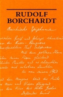 Bacchische Epiphanie - Borchardt, Rudolf