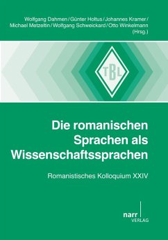Die romanischen Sprachen als Wissenschaftssprachen (eBook, PDF)