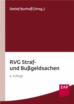 RVG Straf- und Bußgeldsachen, m. CD-ROM