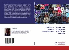 Analysis of Small and Medium Enterprise Development Support in Zambia