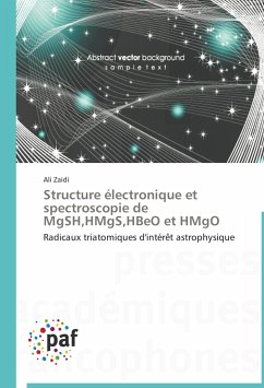 Structure électronique et spectroscopie de MgSH,HMgS,HBeO et HMgO - Zaidi, Ali