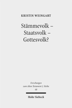 Cover Stämmevolk - Staatsvolk - Gottesvolk?