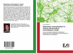 Dopamine concentration in mouse intracerebral microdialysis study