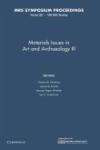 Materials Issues in Art and Archaeology III: Volume 267