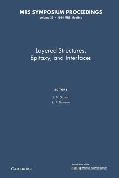 Layered Structures, Epitaxy, and Interfaces
