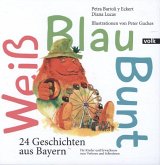 Weiß Blau Bunt