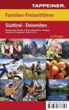 Familienfreizeitkarte Südtirol-Dolomiten mit Freizeitführer