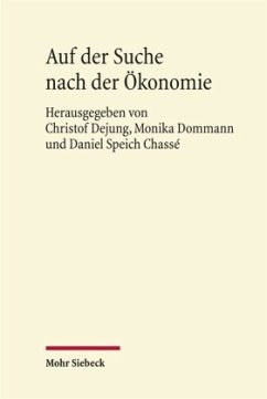 Cover Auf der Suche nach der Ökonomie