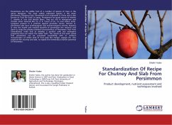 Standardization Of Recipe For Chutney And Slab From Persimmon