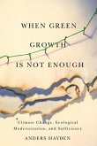 When Green Growth Is Not Enough: Climate Change, Ecological Modernization, and Sufficiency