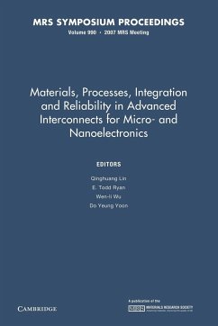 Materials, Processes, Integration and Reliability in Advanced Interconnects for Micro- And Nanoelectronics