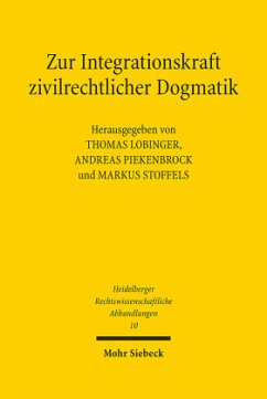Cover Zur Integrationskraft zivilrechtlicher Dogmatik