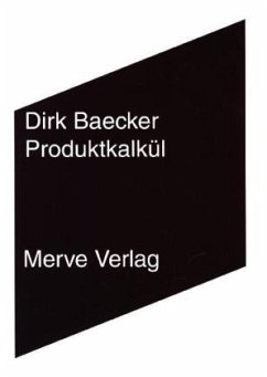 Produktkalkül - Baecker, Dirk