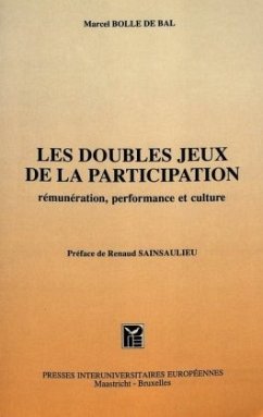 Les doubles jeux de la participation - Bolle de Bal, Marcel