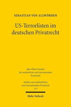 Cover US-Terrorlisten im deutschen Privatrecht