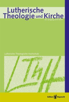 Lutherische Theologie und Kirche 1/2014 - Einzelkapitel (eBook, PDF) - Stolle, Volker