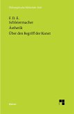 Ästhetik (1819/25). Über den Begriff der Kunst (1831/32) (eBook, PDF)
