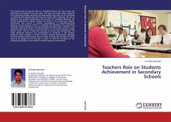 Teachers Role on Students Achievement in Secondary Schools