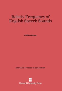 Relativ Frequency of English Speech Sounds - Dewey, Godfrey