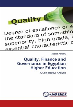 Quality, Finance and Governance in Egyptian Higher Education