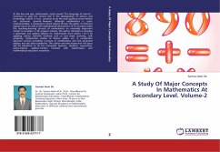 A Study Of Major Concepts In Mathematics At Secondary Level. Volume-2