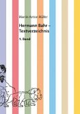 Hermann Bahr - Textverzeichnis