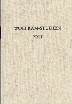 Cover Wolframs Parzival-Roman im europäischen Kontext Tübinger Kolloqium 2012 / Wolfram-Studien 23