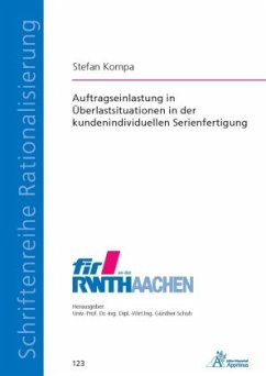 Cover Auftragseinlastung in Überlastsituationen in der kundenindividuellen Serienfertigung