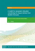 A model for manpower relocation considering the impact derived from weather forecasts