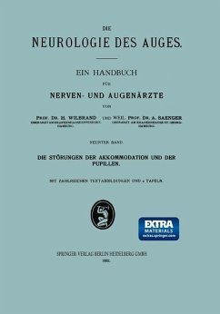 Die Störungen der Akkommodation und der Pupillen - Wilbrand, Hermann;Saenger, Alfred