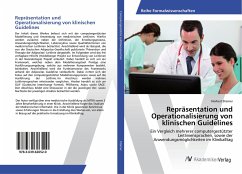 Repräsentation und Operationalisierung von klinischen Guidelines - Stürner, Norbert