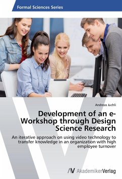 Development of an e-Workshop through Design Science Research - Juchli, Andreas